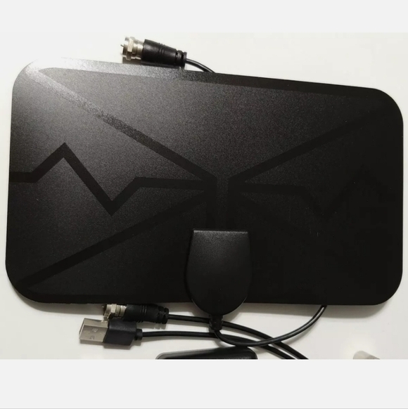 HDTV Antenna Black and Red TV Antenna with Cables - Picture 2 of 6